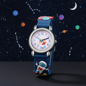 Reloj Infantil de Plástico Ecológico con Dibujos Animados, para Niños y Niñas de <span class=keywords><strong>Primaria</strong></span>, con Puntero de Cuarzo, Envío Directo - Product Image 3