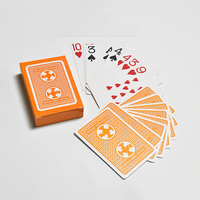 Cartes à jouer au poker en plastique de luxe de taille personnalisée conception étanche de qualité supérieure avec logo personnalisé pour casino pour parties de jeu