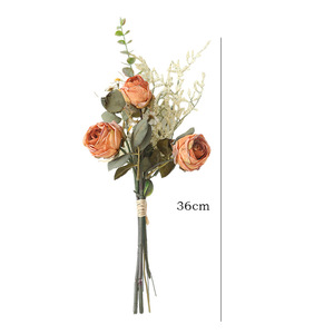 Ins Style Rose Daisy Simulation <b>Bouquet</b> Dried Flowers <b>Artificial</b> Flowers for Home Living Room Dining Table Floral - Product Image 6