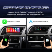 Radio para Auto con GPS Integrado de 8.8 Pulgadas, Sistema Dual Android, CarPlay Inalámbrico, DSP, para Audi A5/A4 B8 2009-2016, con Tarjeta SD de 1 Año