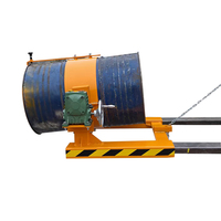 Chargement facile déchargement charge verticale industrielle ronde baril montage tambour élévateur adapté fer plastique huile tambours 55 gallons acier
