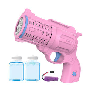 Vente chaude 2025 pistolet à <span class=keywords><strong>bulles</strong></span> pour enfants haute qualité éclaboussures automatiques 8 trous jouets à <span class=keywords><strong>bulles</strong></span> jeu interactif d'été en plein air - Product Image 1