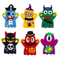 Kit de couture créatif Halloween 2026 - Jouets marionnettes à main DIY amusants pour Halloween Modèle So-001