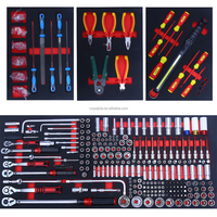 Kit d'outils portables professionnels 718 pièces pour la réparation automobile et domestique, ensemble de clés à douilles allongées CRV, tournevis cruciforme, outils à main OEM