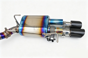 ท่อไอเสียไทเทเนียมน้ำหนักเบาสำหรับฟอร์ดมัสแตงรุ่นที่ 5 เครื่องยนต์ <span class=keywords><strong>5.0</strong></span> ปี 2010-2014 ระบบวาล์วทรอนิกส์แบบ Catback พร้อมรีโมทคอนโทรล - Product Image 3