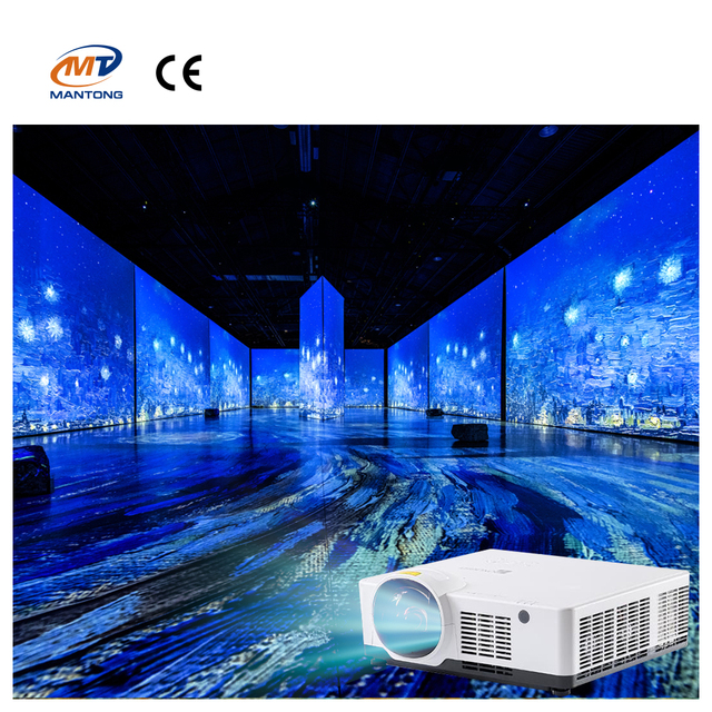 5500LM 3D Immersive Experience Projection Room With Interactive Mapping System Double Hologram Projector