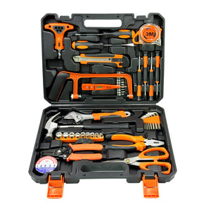 45 Piece Household Tool Set 1/4 In Socket Drive Steel Tools For Home Repair Tool Case - Product Image 1