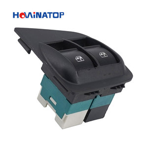 HOWINATOP 735417033 Interruptor Eléctrico Doble para Control de Ventanas, Botón Regulador para <span class=keywords><strong>Fiat</strong></span> <span class=keywords><strong>Doblo</strong></span> Cargo 2001-2010 - Product Image 2