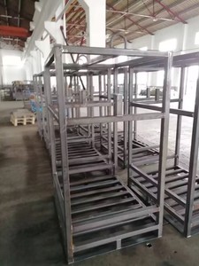 Soporte de Cilindros de <span class=keywords><strong>Gas</strong></span> de Acero Inoxidable para Oxígeno y Helio, Jaula de Almacenamiento de Cilindros de <span class=keywords><strong>Gas</strong></span> para Transporte con Montacargas - Product Image 3