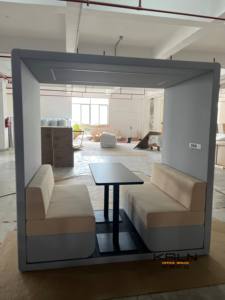 Kaln Creatief Ontwerp Moderne <span class=keywords><strong>Sofa</strong></span> Set Modulaire Vergaderruimte Cabine Zitplaatsen Met Zachte Rug <span class=keywords><strong>Sofa</strong></span> Pod Flexibel Voor Thuis/Op Kantoor Gebruik - Product Image 2