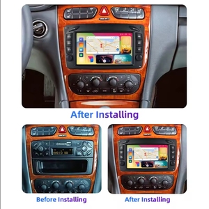 Henmall 2 DIN Bảng điều khiển đài phát thanh xe cho Mercedes Benz w209 <span class=keywords><strong>Android</strong></span> <span class=keywords><strong>7</strong></span> inch âm thanh tự động <span class=keywords><strong>GPS</strong></span> Navigation Carplay Stereo cho DVD Máy nghe nhạc - Product Image 6