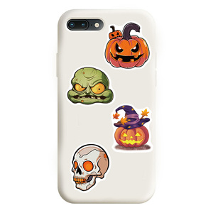 50 autocollants Halloween Crâne Citrouille Dessin Animé Graffiti pour Skateboard Décoration de Fenêtre Vinyle Nouveauté 2024 Autocollant de Festival - Product Image 6