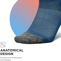 Chaussettes en nylon anti ampoules personnalisées de haute qualité Performance Impact Mini Crew Chaussettes