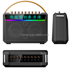 Lyric Display G1 portátil BT V5.3 altavoz de cuatro vías HiFi inalámbrico RGB LED SNR 110dB <span class=keywords><strong>2</strong></span> micrófonos para Karaoke fiesta canto AUX - Product Image 3