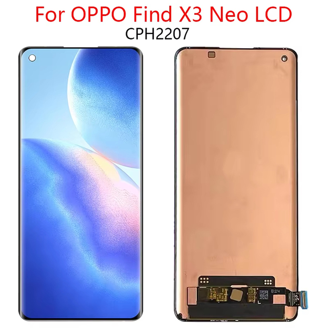 Amoled 6.55 Inch LCD Display Screen Touch Panel Digitizer Assembly Replacement for Oppo Find X3 Neo CPH2207