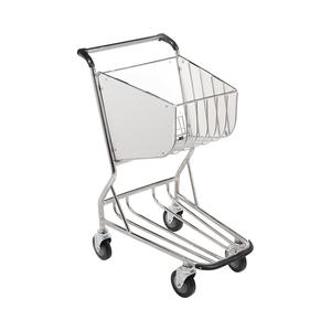 Natuurlijk Rubber Wielen Luchthaven Bagage Kar <span class=keywords><strong>4</strong></span> Wielen Luchthaven <span class=keywords><strong>Trolley</strong></span> Staal - Product Image 1