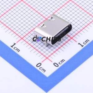 USB-TYPE-C-006 USB Connector SMD Connector ( Connector Type: Type-C )( Gender: Female )( Mounting Type: Horizontal Mount ) - Product Image 1