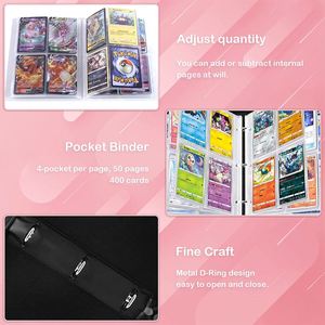 Carpeta para Tarjetas Coleccionables con Impresión Personalizada FX - Carpeta TCG de 4 Bolsillos al por Mayor - Servicio OEM con MOQ Bajo - Patrón y Logotipo Totalmente Personalizados - Product Image 5