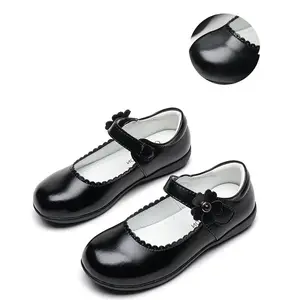 Sepatu kulit kinerja sekolah siswa sepatu gaun pesta anak perempuan sepatu untuk anak-anak