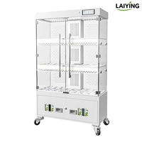 3-laags glazen hydrocultuurkast met automatische pomp circulatie, zaadloze machine voor balkon, kantoor, bladgroente teelt