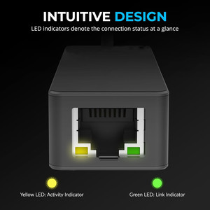 Adaptador <span class=keywords><strong>USB</strong></span> <span class=keywords><strong>a</strong></span> <span class=keywords><strong>Ethernet</strong></span> - <span class=keywords><strong>USB</strong></span> <span class=keywords><strong>a</strong></span> <span class=keywords><strong>USB</strong></span> <span class=keywords><strong>C</strong></span> de Doble Cabeza para Laptop/Escritorio, Red Gigabit Cableada Estable de 1000Mbps, en Stock - Product Image 6