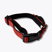 Collier de formation tactique étiquette nominative personnaliser le collier d'étiquette d'air réglable confortable doux rembourré GPS suivi collier de chien de compagnie