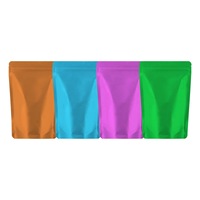 Sacs en mylar à fermeture éclair refermables imprimés au toucher doux 3.5G personnalisés Sac en mylar découpé à l'emporte-pièce