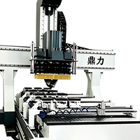 Router CNC de 5 Ejes para Muebles de Fibra de Carbono y FRP