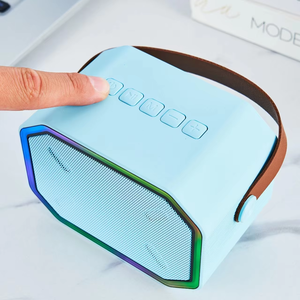 2026 Singing <strong>Machine</strong> Home System Original <strong>Cheap</strong> and Small Model Party <strong>Karaoke</strong> Audio Speaker Music Horn with Light 2 Microphones - Product Image 3