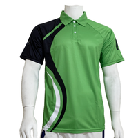 Polos de golf vierges pour hommes, polos unis à manches courtes avec logo par sublimation, polos décontractés