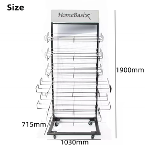 Espositore Personalizzato per Tappetini in Filo Metallico Verniciato a Polvere, Tappeti per <span class=keywords><strong>Auto</strong></span>, per <span class=keywords><strong>Negozi</strong></span> al Dettaglio - Product Image 2