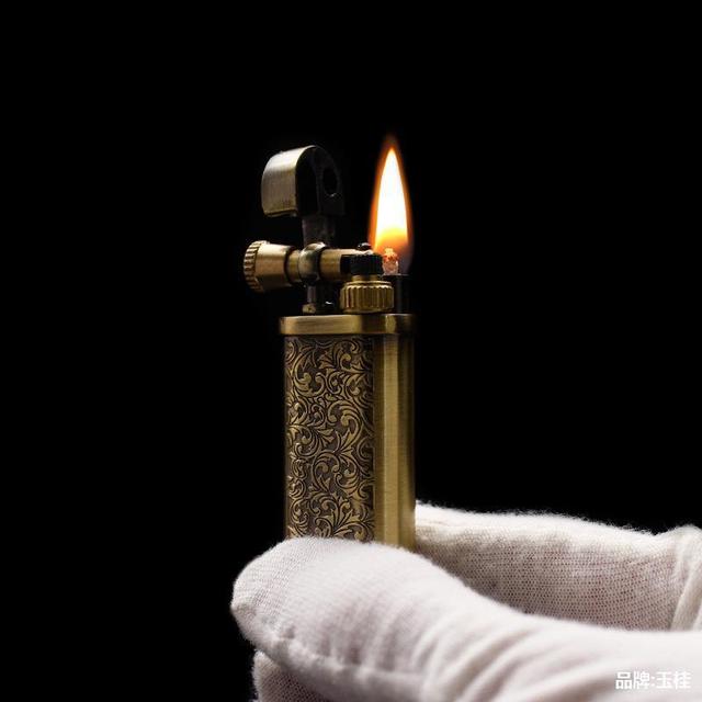 TK Dropshipping Oil Lighter Retro Classic Kerosene Open Flame Lighter Arabesque Lighter