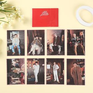 8 unids/set KPOP JIN SUGA Navidad Photocard alta calidad estilo INS Impresión de doble cara LOMO tarjeta JIMIN V JUNG KOOK regalos de la J-HOPE - Product Image 2