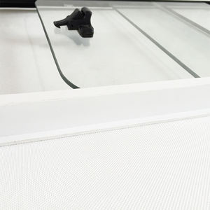 Ventana corredera para vehículos, ventana deslizante de fábrica con fram, color blanco lechoso - Product Image 3