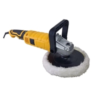 Polisseuse de véhicule 1050W 180mm avec tampon de polissage et de cirage à vitesse variable 7 vitesses pour peinture