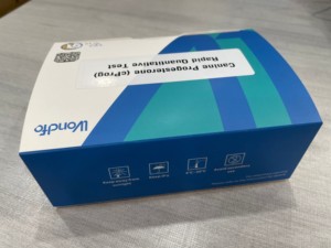 ชุดทดสอบสารเคมีสำหรับสัตว์เลี้ยงยี่ห้อ Wondfo Fincare สำหรับสุนัข ตรวจหา CProg, TSH, HbA1c, คอร์ติซอล, CRP รุ่น YG-101 และ YG-102 - Product Image 2