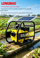 Pompe solaire écologique SQB DC de 100 pouces à grande sortie pour la récupération des eaux de pluie, pompe de transfert d'eau hors réseau avec impeller optimisé