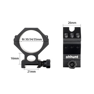 Ohhunt Optics phụ kiện Med hồ sơ <span class=keywords><strong>30</strong></span>/34/35mm Phạm vi Nhẫn 21mm cơ sở săn bắn phạm vi gắn kết - Product Image 2