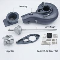 Ensemble de pompe à jet pour moteur hors-bord Yamaha, kit de remplacement de boîtier inférieur pour moteurs hors-bord 2 temps 9.9HP 15HP 40HP, MOQ 1 ensemble