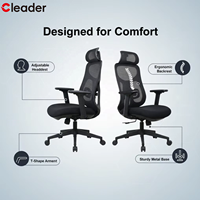 Chaise de bureau ergonomique moderne et confortable, chaise de direction grise entièrement en mesh pour bureau, Sillas De Oficina Reclinechair