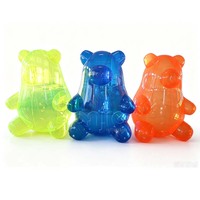 Modèle publicitaire géant gonflable personnalisé en forme d'ours en gélatine, ours en peluche en PVC hermétique pour événements et décorations de fête