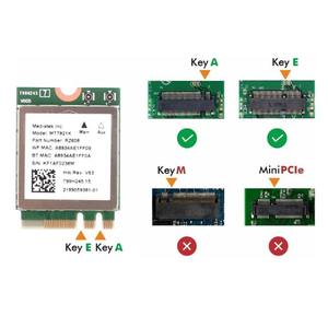 와이파이 6E MediaTek MT7921k 트라이 밴드 1800M 블루 치아 5.2 데스크탑/노트북 무선 네트워크 카드 - Product Image 6