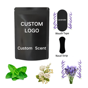 Anthrive Premium Sleep Strips Mint Chamomile <strong>Nose</strong> Nasal Strips Lavender Scented Mouth Tape With Essential Oil for Sleeping - Product Image 1