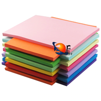Suministro de fábrica DIY Origami Paper A3 A4 Tamaño personalizado Colores mezclados con 100 hojas 20 colores Papel plegable