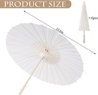 Parasols décoratifs chinois en papier de 23,6 pouces pour photomaton de fête, mariage, peinture DIY, invités, fête nuptiale, décoration intérieure