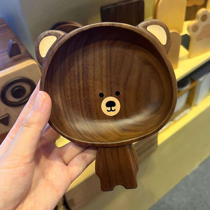 <span class=keywords><strong>Assiette</strong></span> et plateau en bois écologiques personnalisables avec différentes tailles de découpe pour usage domestique - Origine Jiangxi en stock - Product Image 3