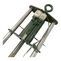 Équipement de tension de barres d'acier précontraintes robustes, machine mobile de tension de barres d'armature pour chantier de construction en béton préfabriqué
