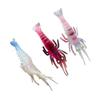 Yousya Prêt à expédier Leurre souple en plastique pour la pêche au lancer, jigging, swimbait, spinnerbait, imitation crevette, pour la pêche au calmar en mer
