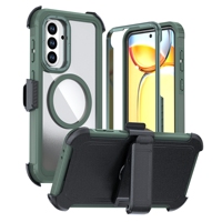 Étui de protection intégrale 360° antichoc robuste Defender pour Samsung A56 5G avec coque magnétique