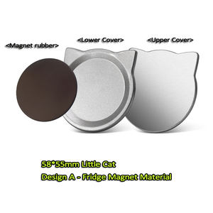 Nouvel ensemble de machine à badges aimantés pour réfrigérateur en forme de chaton (58*55mm) avec découpeuse et 100 fournitures, personnalisable, vente en gros - Product Image 5